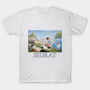 Bathers at Asnieres by Georges Seurat T-Shirt